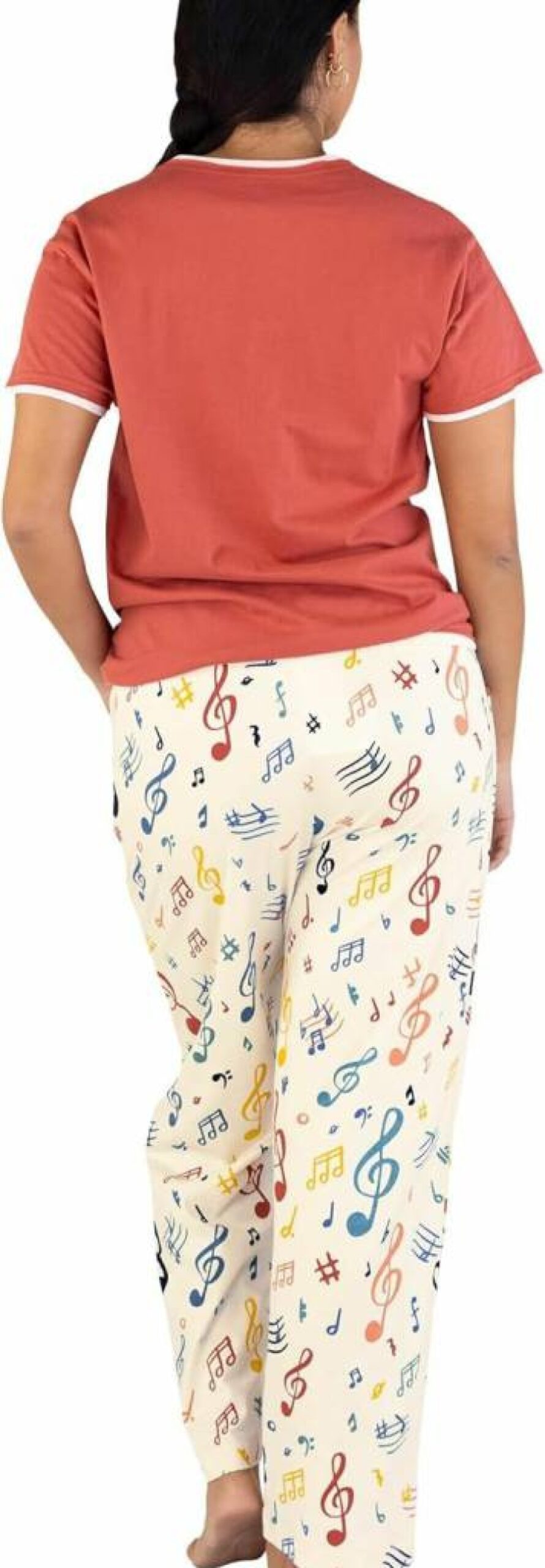 Lazy One Women's Cute Print Short Sleeve Pajama Set - Relaxed Fit Sleepwear