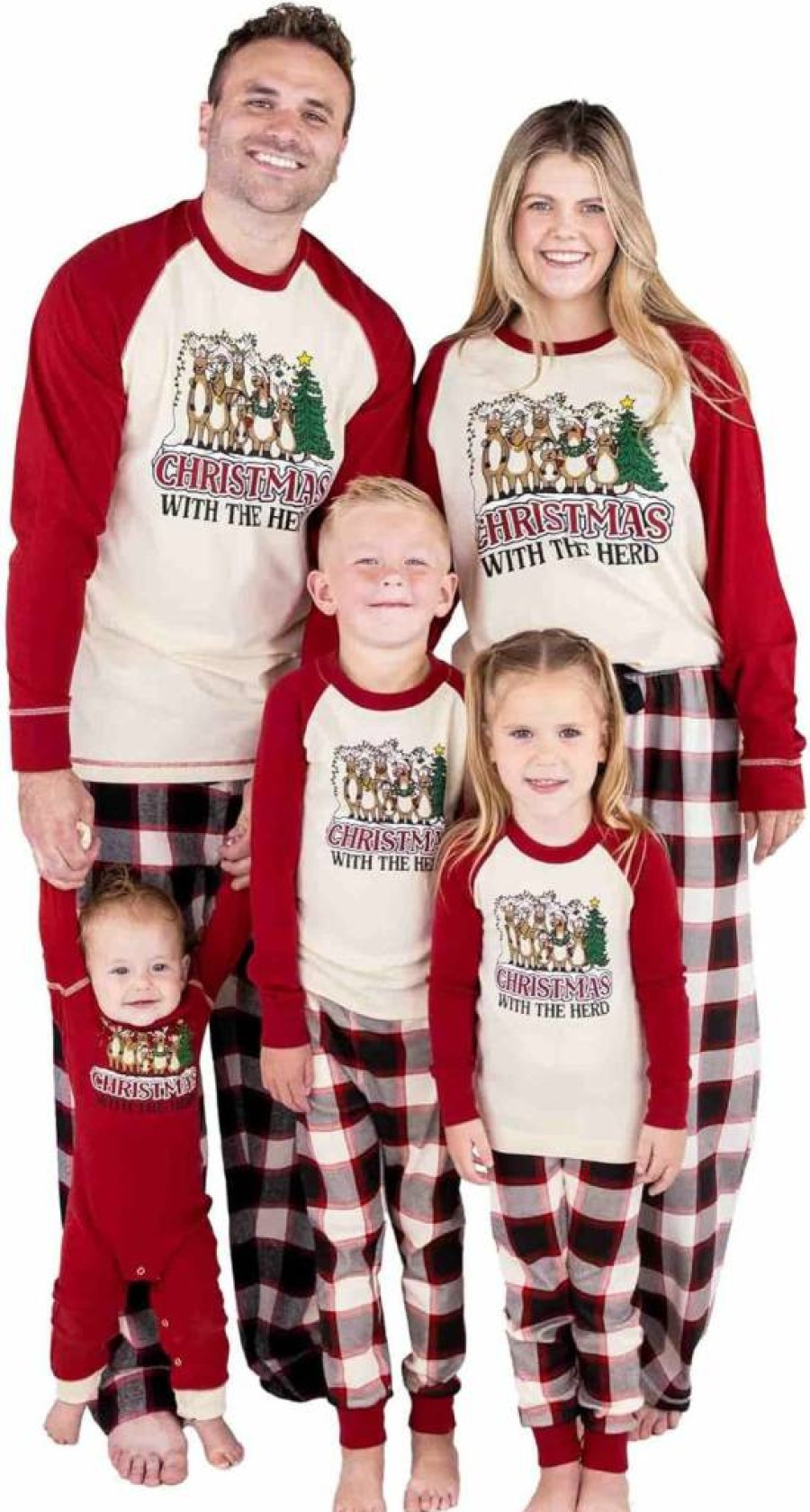 Lazy One Family Matching Holiday Pajama Sets for Adults, Teens, Kids, Baby & Pets - Festive Christmas Sleepwear