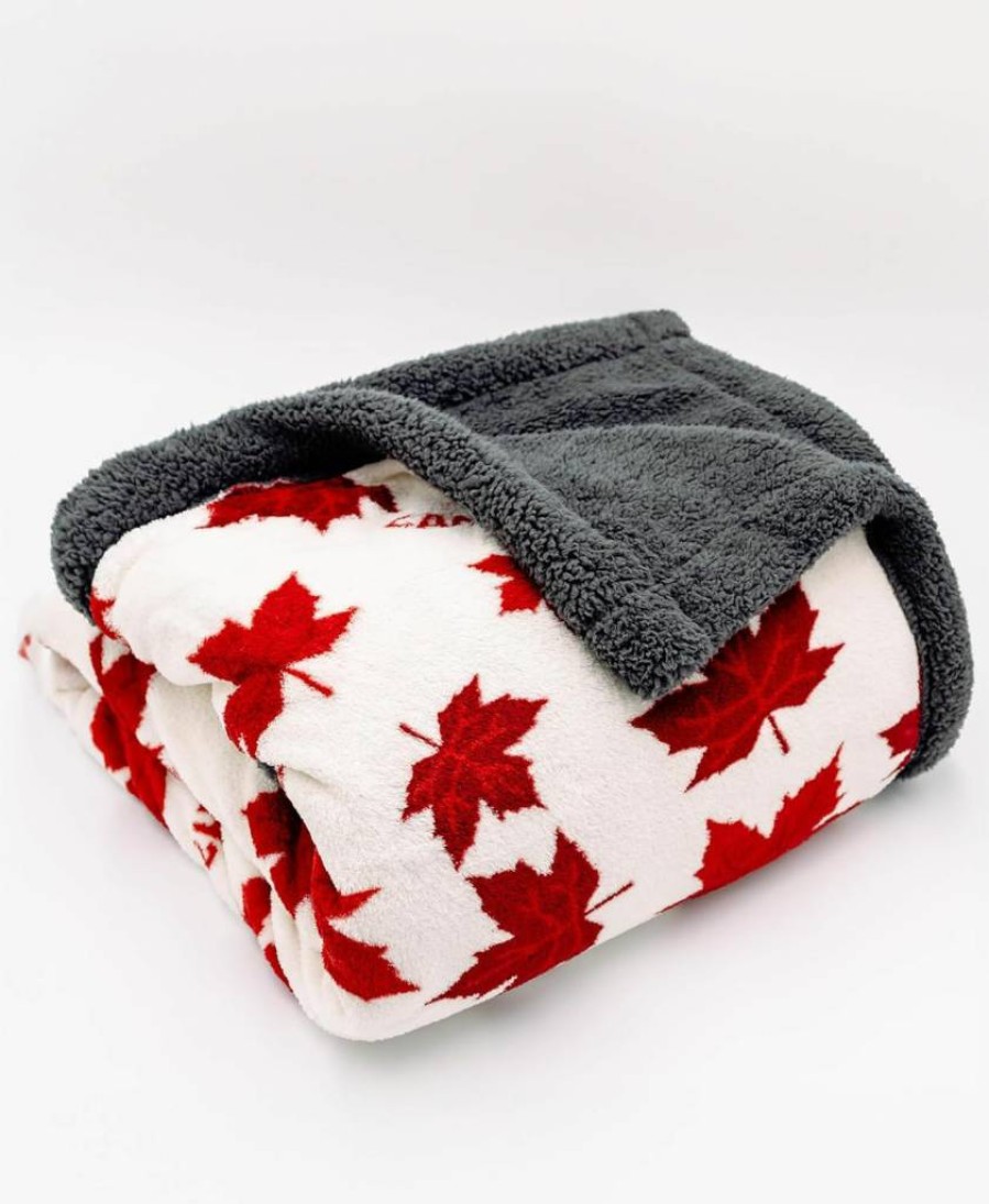 Lazy One Cozy Sherpa Plaid Throw Blanket with Animal Designs - Cabin Moose Pattern, Soft Polyester, One Size