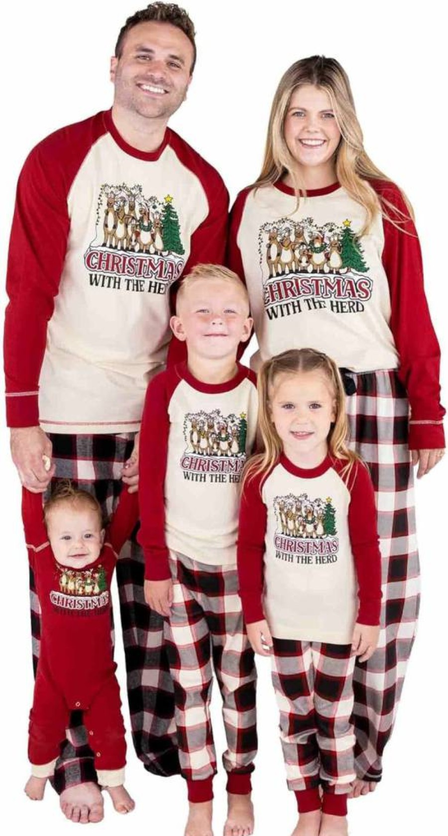 Lazy One Family Matching Holiday Pajama Sets for Adults, Teens, Kids, Baby & Pets - Festive Christmas Sleepwear