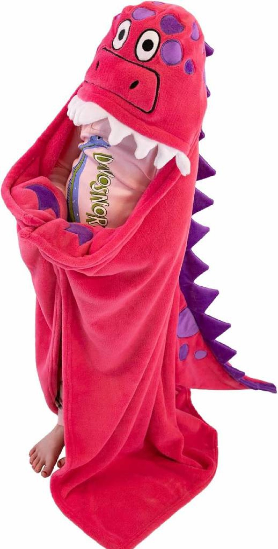 Lazy One Kids Penguin Hooded Blanket - Soft Wearable Animal Blanket with Hood for Boys & Girls