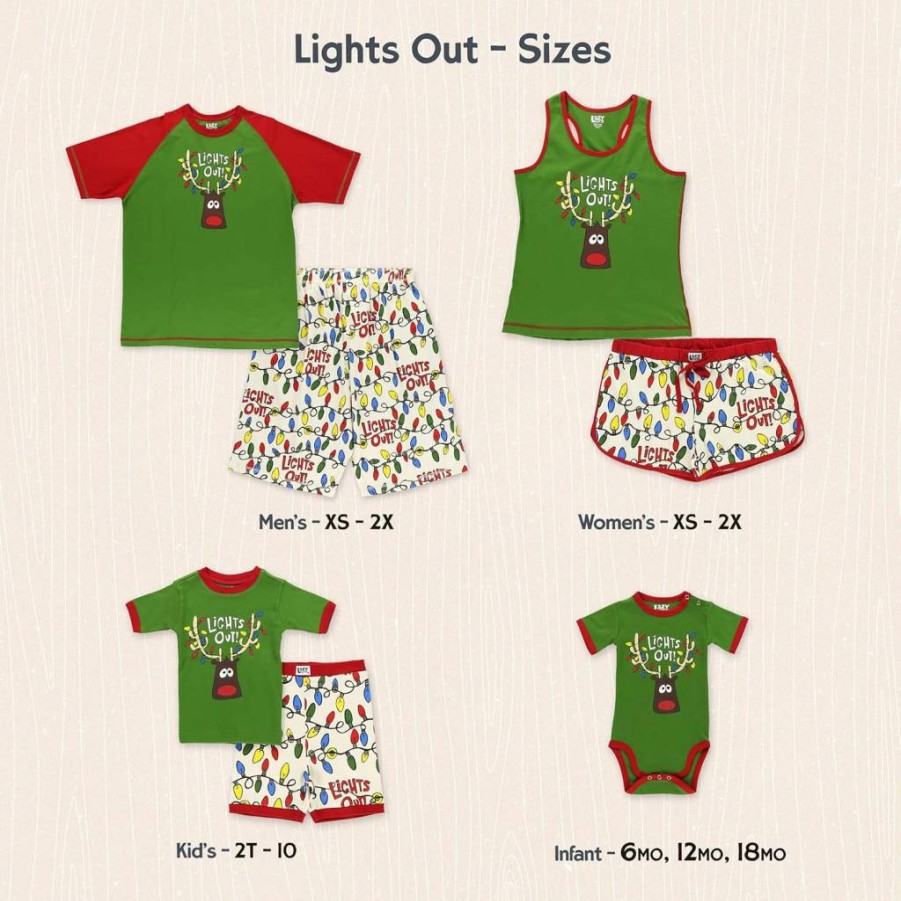 Lazy One Matching Family Christmas Pajamas Set - Holiday PJs for Adults, Teens, Kids & Babies