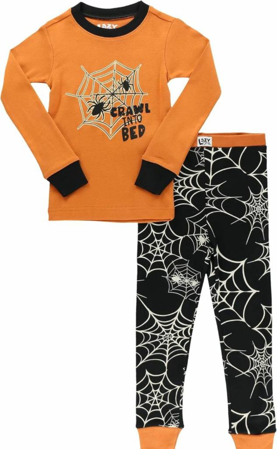 Lazy One Kids' Funny & Cozy Long-Sleeve Pajama Sets for Boys and Girls - Warm & Comfy PJs