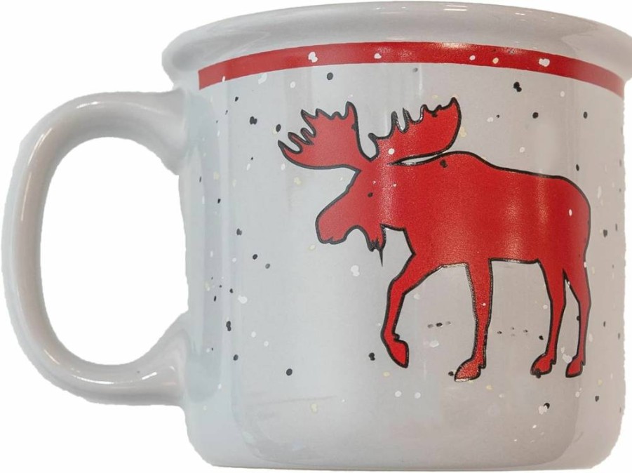 Lazy One Funny Moose Novelty Mugs - Set of 4 Humorous Gift Mugs for Office, Family & Friends