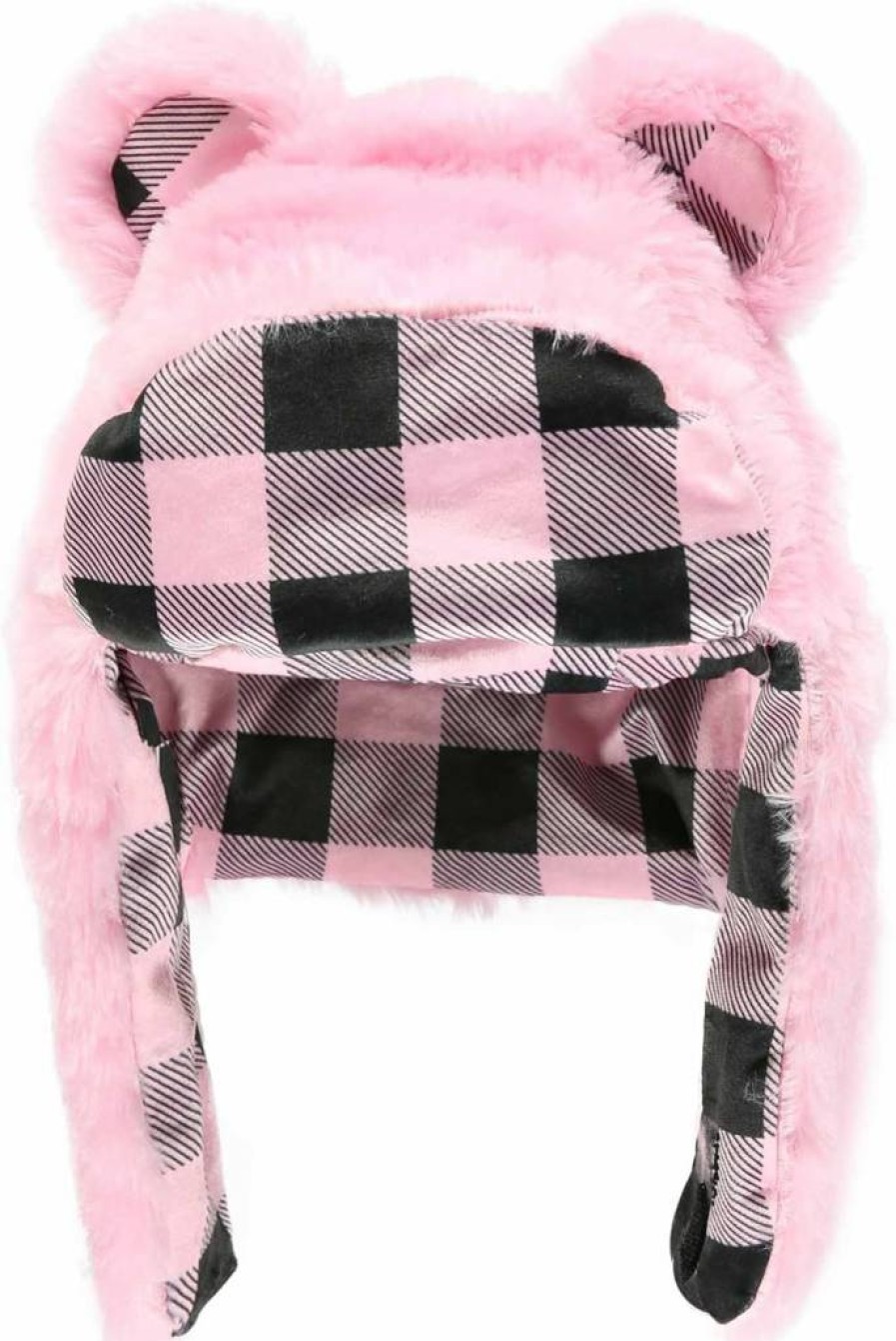Lazy One Kids Animal Critter Cap - Warm Winter Hat with Ear Covers, Cozy Cute Cold-Weather Hat for Children