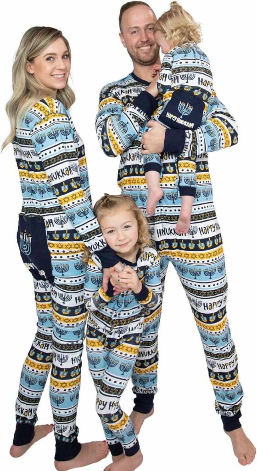 Lazy One Matching Christmas Pajamas Set for Family, Adults, Kids, Teens, and Dogs – Festive Holiday Flapjacks