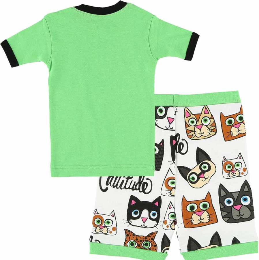 Lazy One Kids' Short-Sleeve Summer Pajama Set - Comfortable & Fun Sleepwear for Boys and Girls