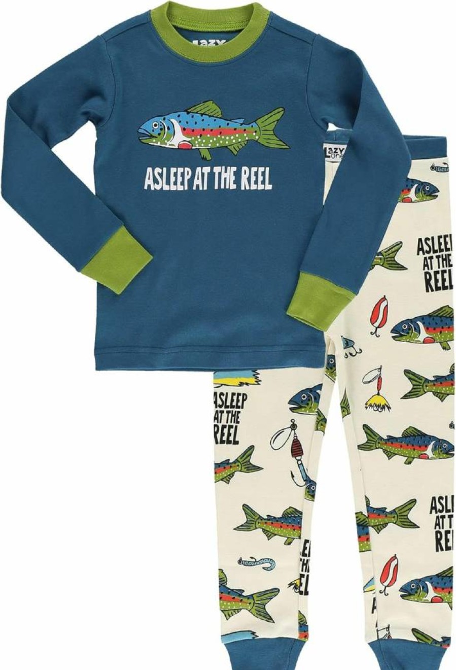 Lazy One Kids' Animal Print Pajama Sets - Warm, Cozy & Fun Long-Sleeve PJs for Boys and Girls